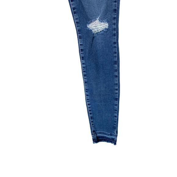 Levi's Jeans Premium Indigo Lounge Mile High Distressed Super Skinny Leg Size 26 - Picture 12 of 12